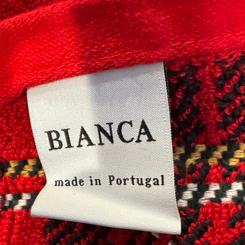 Plaid Holiday Towels - Red and Green - Picture 2 of 8